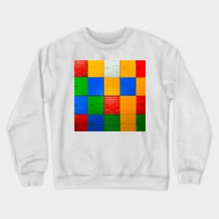 Color chess Crewneck Sweatshirt